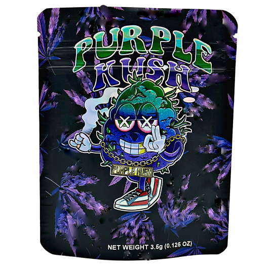 3.5g Exotic Mylar Bag - Purple Kush (50 Count)