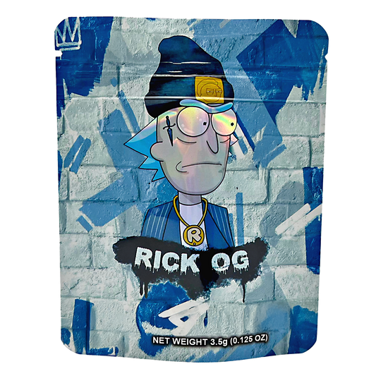 3.5g Exotic Mylar Bag - Rick OG (50 Count)