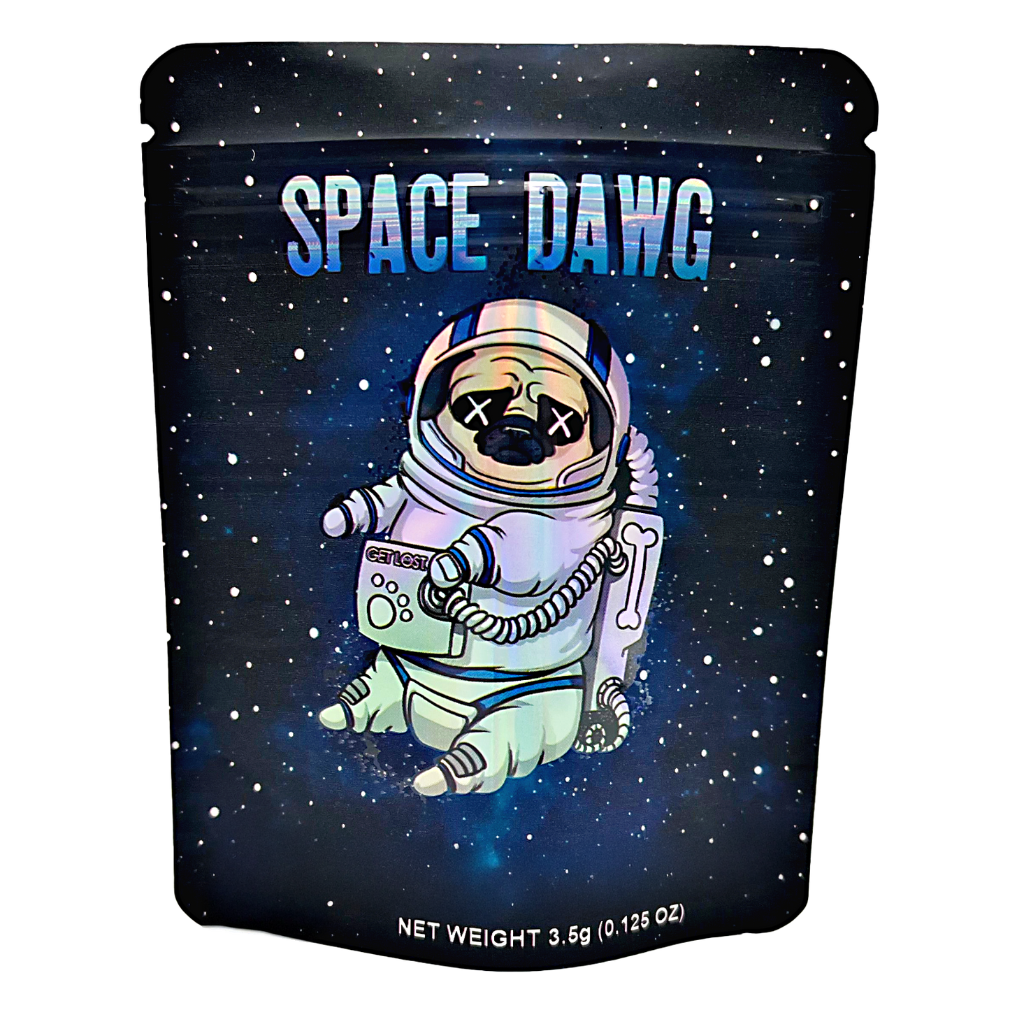 3.5g Exotic Mylar Bag - Space Dawg (50 Count)