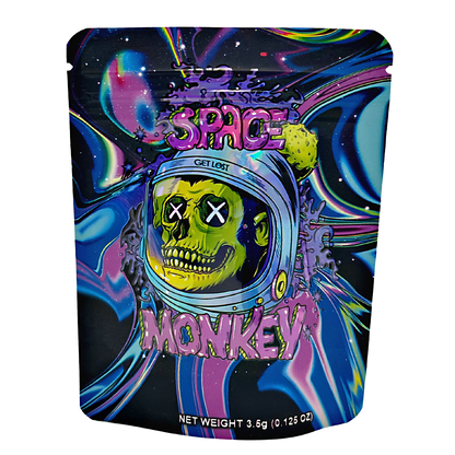 3.5g Exotic Mylar Bag - Space Monkey (50 Count)