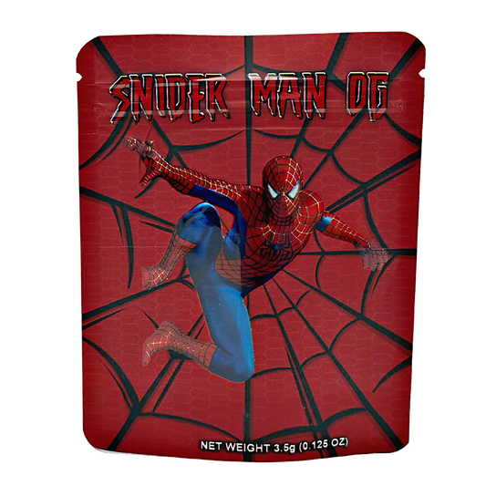 3.5g Exotic Mylar Bag - Snider Man OG (50 Count)