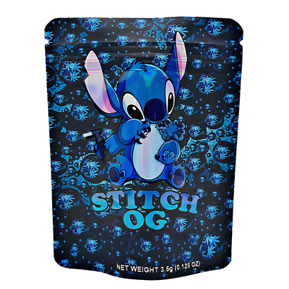 3.5g Exotic Mylar Bag - Stitch OG (50 Count)
