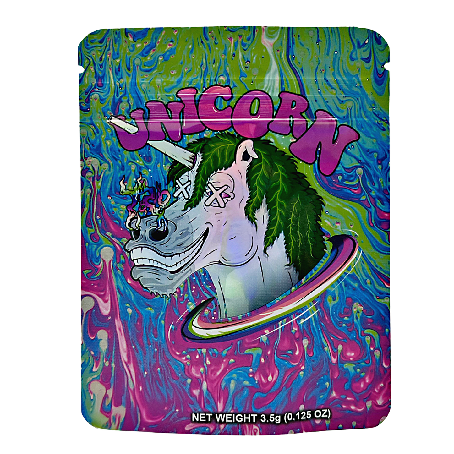 3.5g Exotic Mylar Bag - Unicorn High (50 Count)