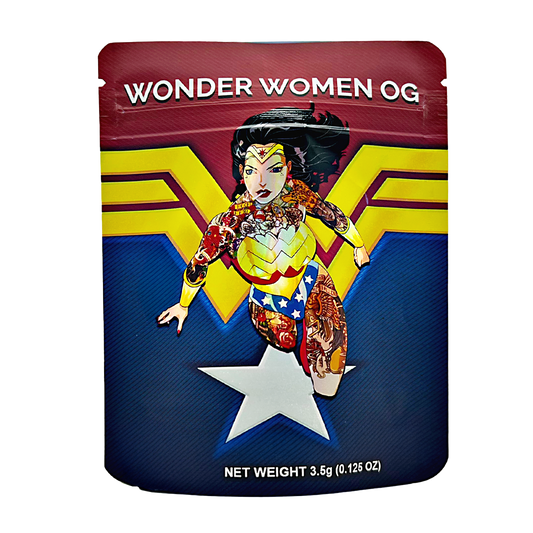 3.5g Exotic Mylar Bag - Wonder Women OG (50 Count)