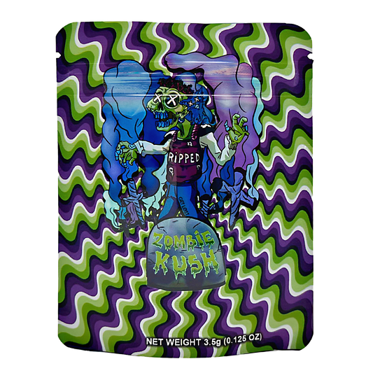 3.5g Exotic Mylar Bag - Zombie Kush (50 Count)