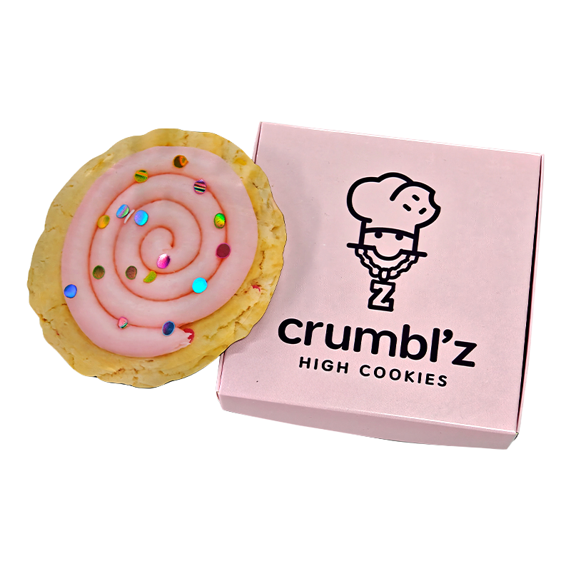 12 Pack - Cookie-Themed Gift Box Set - Rainbow Swirl