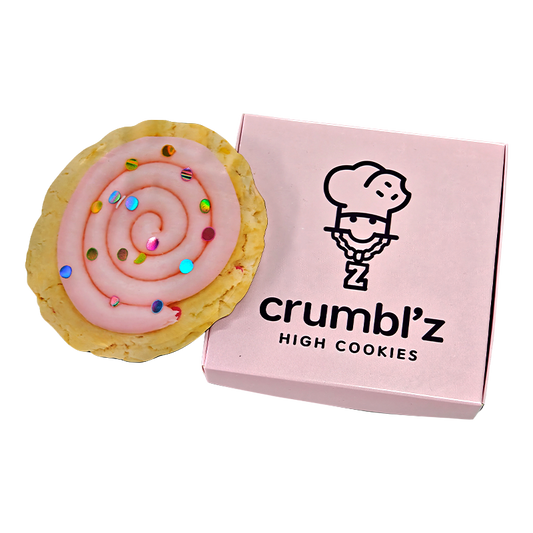 (12 Count) Cookie-Themed Gift Box Set - Rainbow Swirl