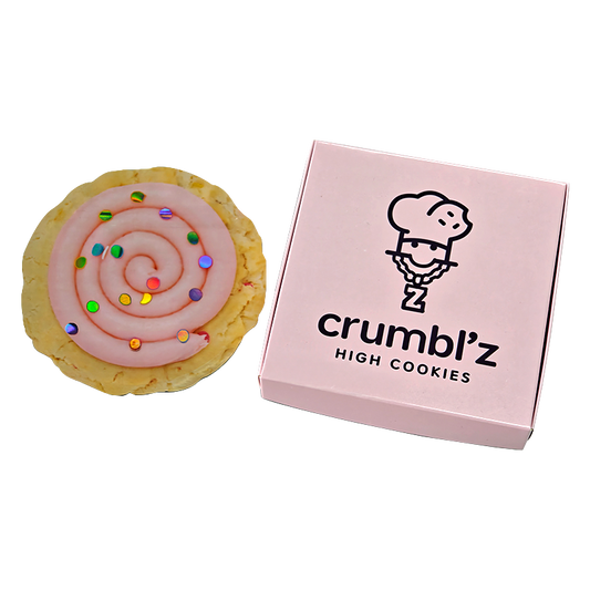 12 Pack - Cookie-Themed Gift Box Set - Rainbow Swirl