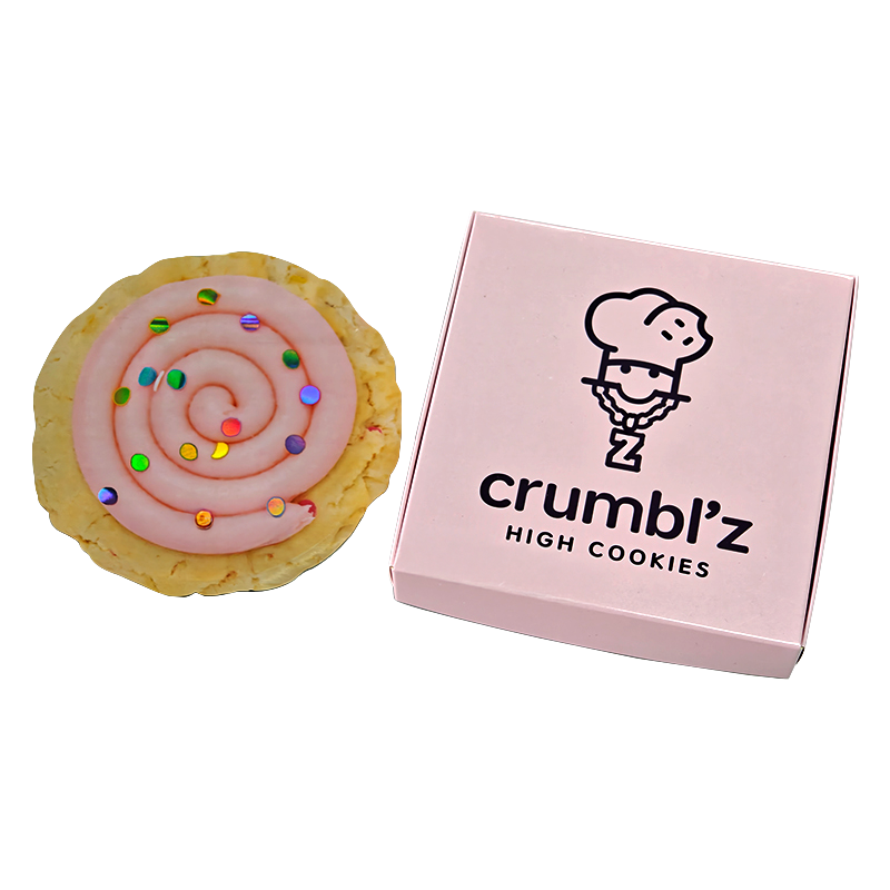12 Pack - Cookie-Themed Gift Box Set - Rainbow Swirl