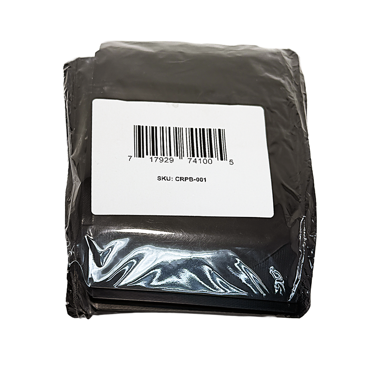 50 Pack -  3.5g Small (4" x 5") Black Plain Mylar Bags with Child Resistant Zipper – Heat Seal Foil Storage Pouches