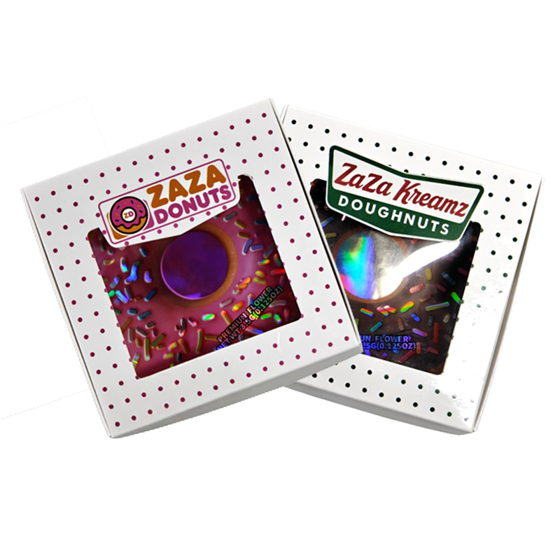 12 Pack - Donut-Themed Gift Box Set – Za Za Donuts - Glazed