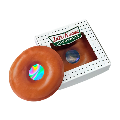 12 Pack - Donut-Themed Gift Box Set -  Za Za Kreamz - Glazed