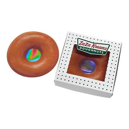 12 Pack - Donut-Themed Gift Box Set -  Za Za Kreamz - Glazed