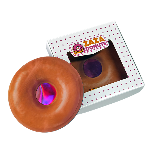 12 Pack - Donut-Themed Gift Box Set – Za Za Donuts - Glazed