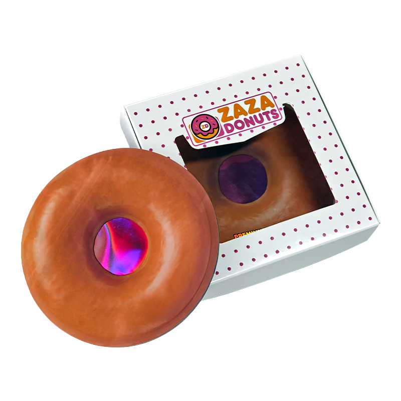 12 Pack - Donut-Themed Gift Box Set – Za Za Donuts - Glazed