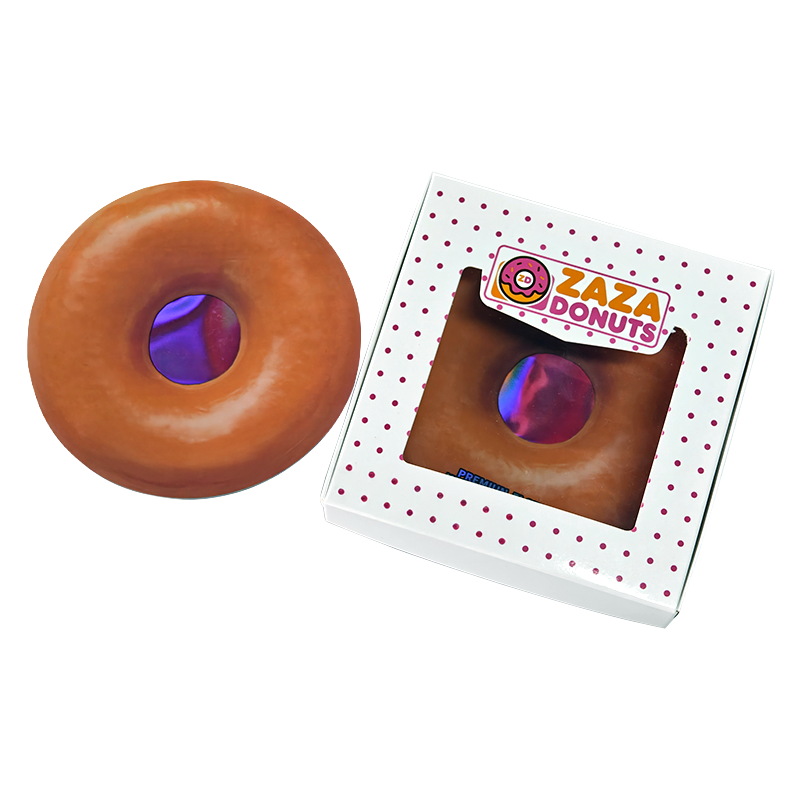 12 Pack - Donut-Themed Gift Box Set – Za Za Donuts - Glazed