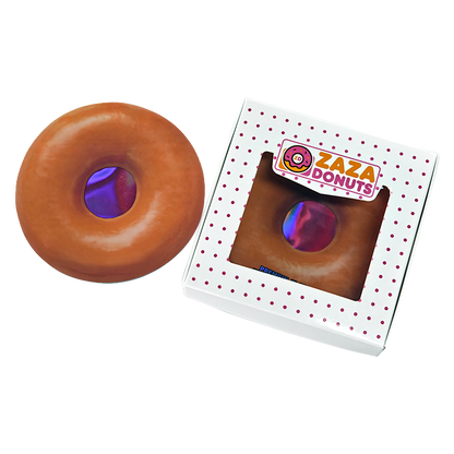 12 Pack - Donut-Themed Gift Box Set – Za Za Donuts - Glazed