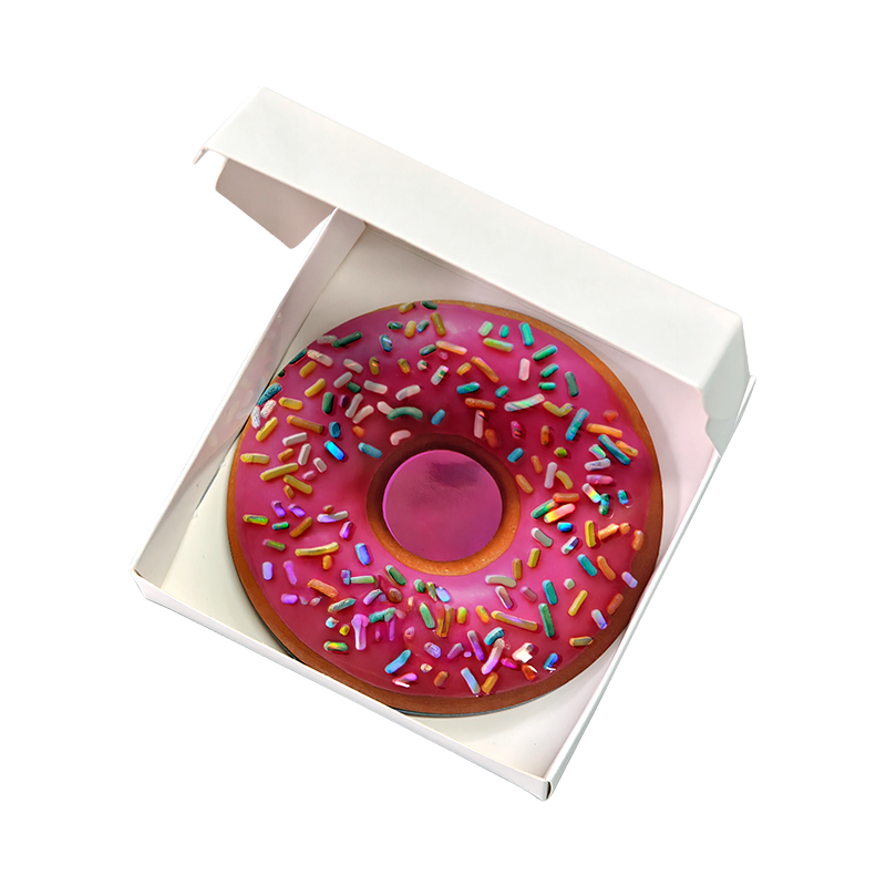 12 Pack - Donut-Themed Gift Box Set – Za Za Donuts -  Rainbow Sprinklez