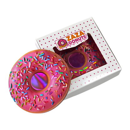 12 Pack - Donut-Themed Gift Box Set – Za Za Donuts -  Rainbow Sprinklez