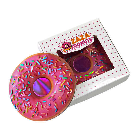 12 Pack - Donut-Themed Gift Box Set – Za Za Donuts - Rainbow Sprinklez
