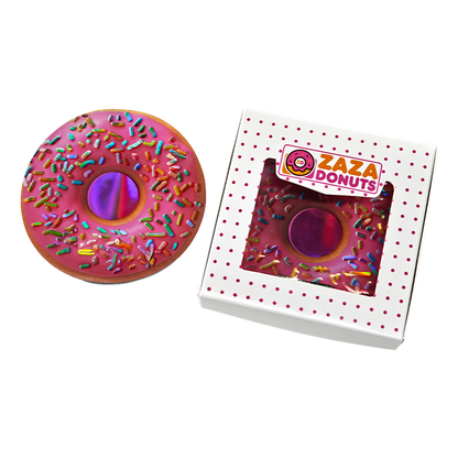 12 Pack - Donut-Themed Gift Box Set – Za Za Donuts -  Rainbow Sprinklez