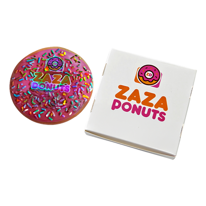 12 Pack - Donut-Themed Gift Box Set – Za Za Donuts -  Rainbow Sprinklez