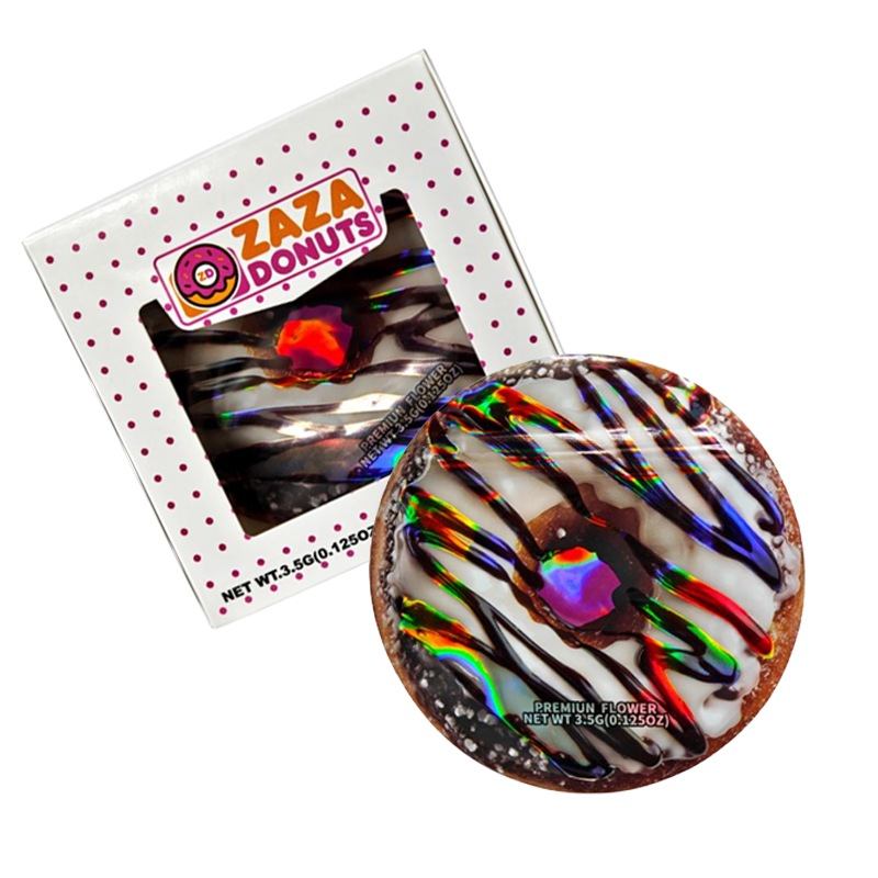 12 Pack - Donut-Themed Gift Box Set -  Zaza Donuts Chocolate Drizzle