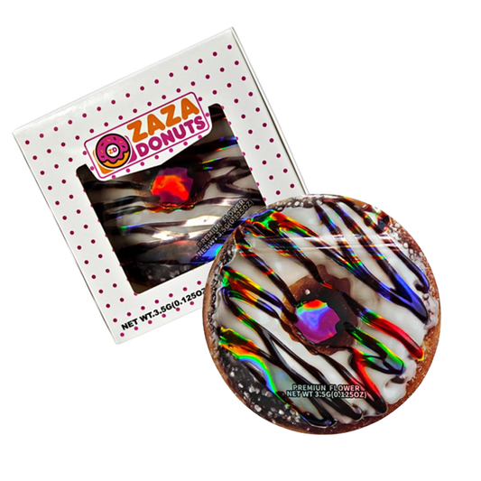 12 Pack - Donut-Themed Gift Box Set -  Zaza Donuts Chocolate Drizzle