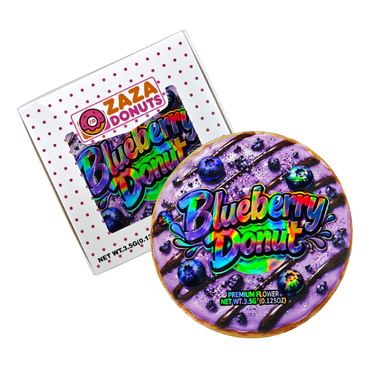 12 Pack - Donut-Themed Gift Box Set - Zaza Donuts Blueberry Donut