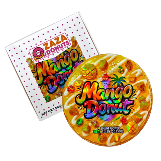12 Pack - Donut-Themed Gift Box Set - Zaza Donuts Mango Donut