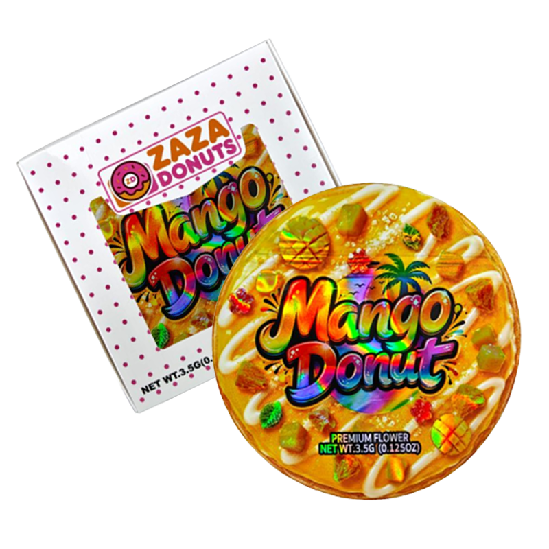 12 Pack - Donut-Themed Gift Box Set -  Zaza Donuts Mango Donut