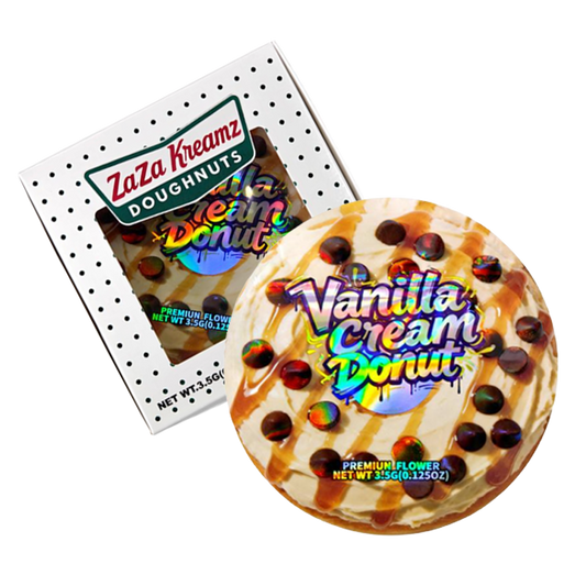 12 Pack - Donut-Themed Gift Box Set - Zaza KreamZ Donuts Vanilla Kream