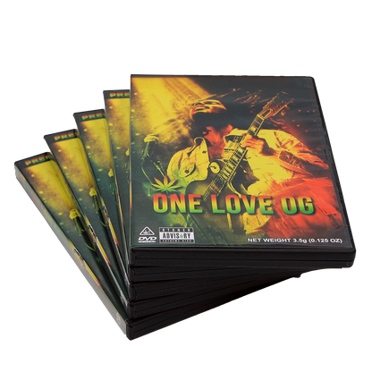 5 Count DVD Case & Mylar Bag - Design 005 - 3.5 Capacity