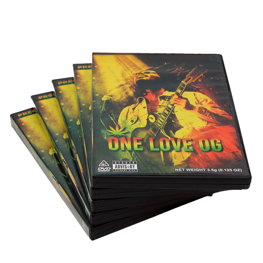 5 Count DVD Case & Mylar Bag - Design 005 - 3.5 Capacity