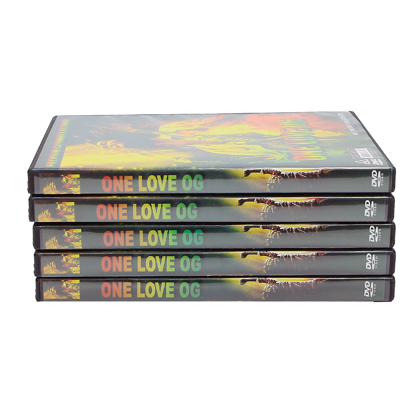 5 Count DVD Case & Mylar Bag - Design 005 - 3.5 Capacity