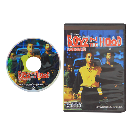 5 Count DVD Case & Mylar Bag - Design 006 - 3.5 Capacity