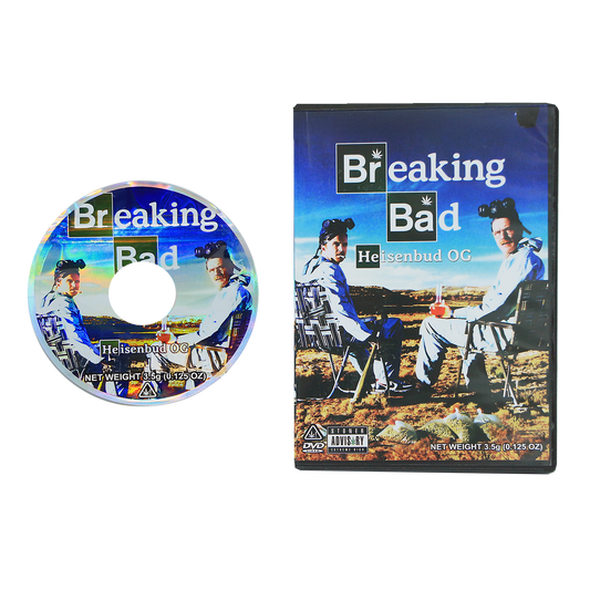 5 Count DVD Case & Mylar Bag - Design 007 - 3.5 Capacity