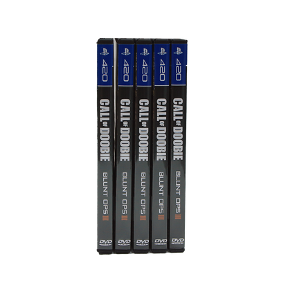 5 Pack - 3.5g DVD Case & Mylar Bag Combo - Call of Doobie Blunt Ops