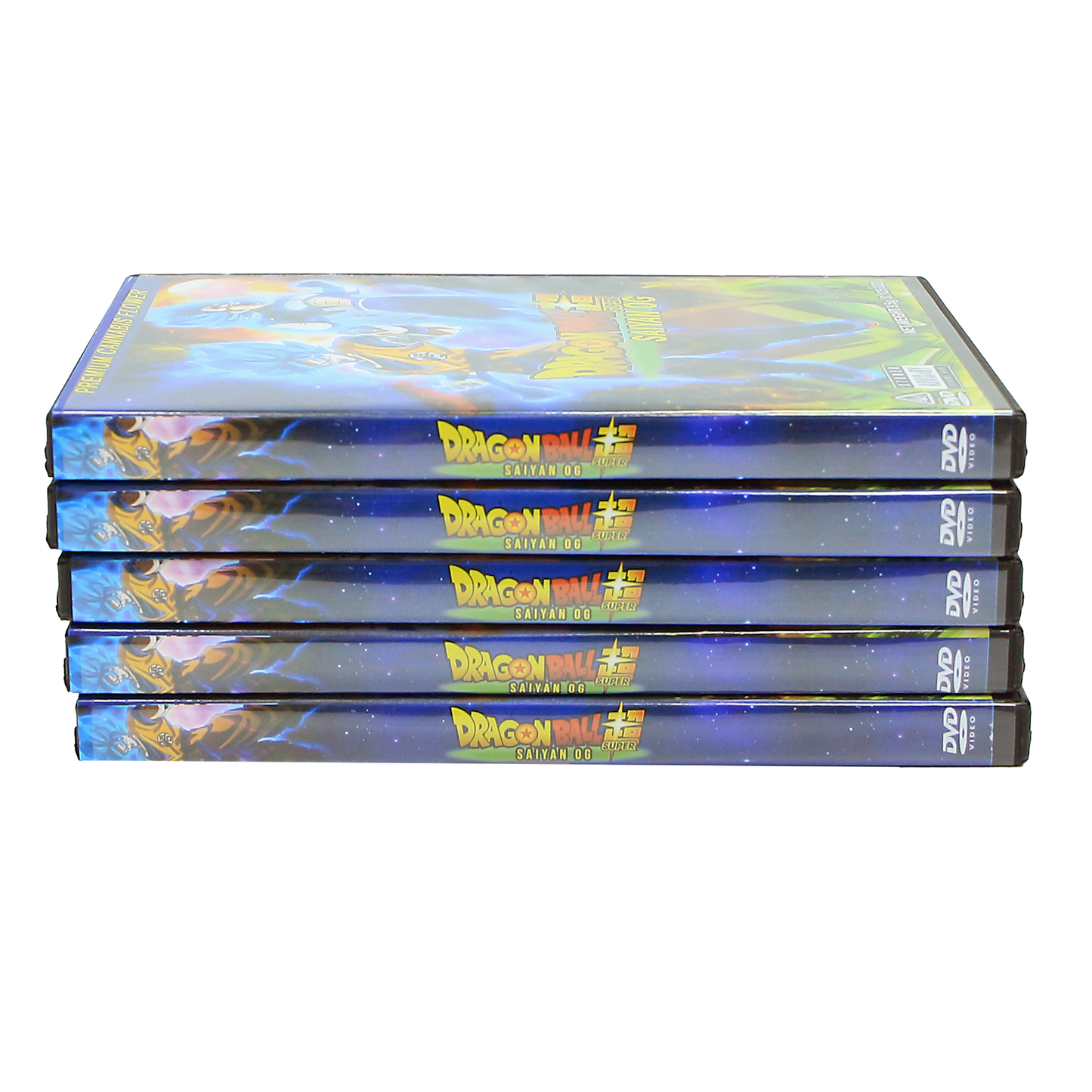 5 Count DVD Case & Mylar Bag - Design 009 - 3.5 Capacity