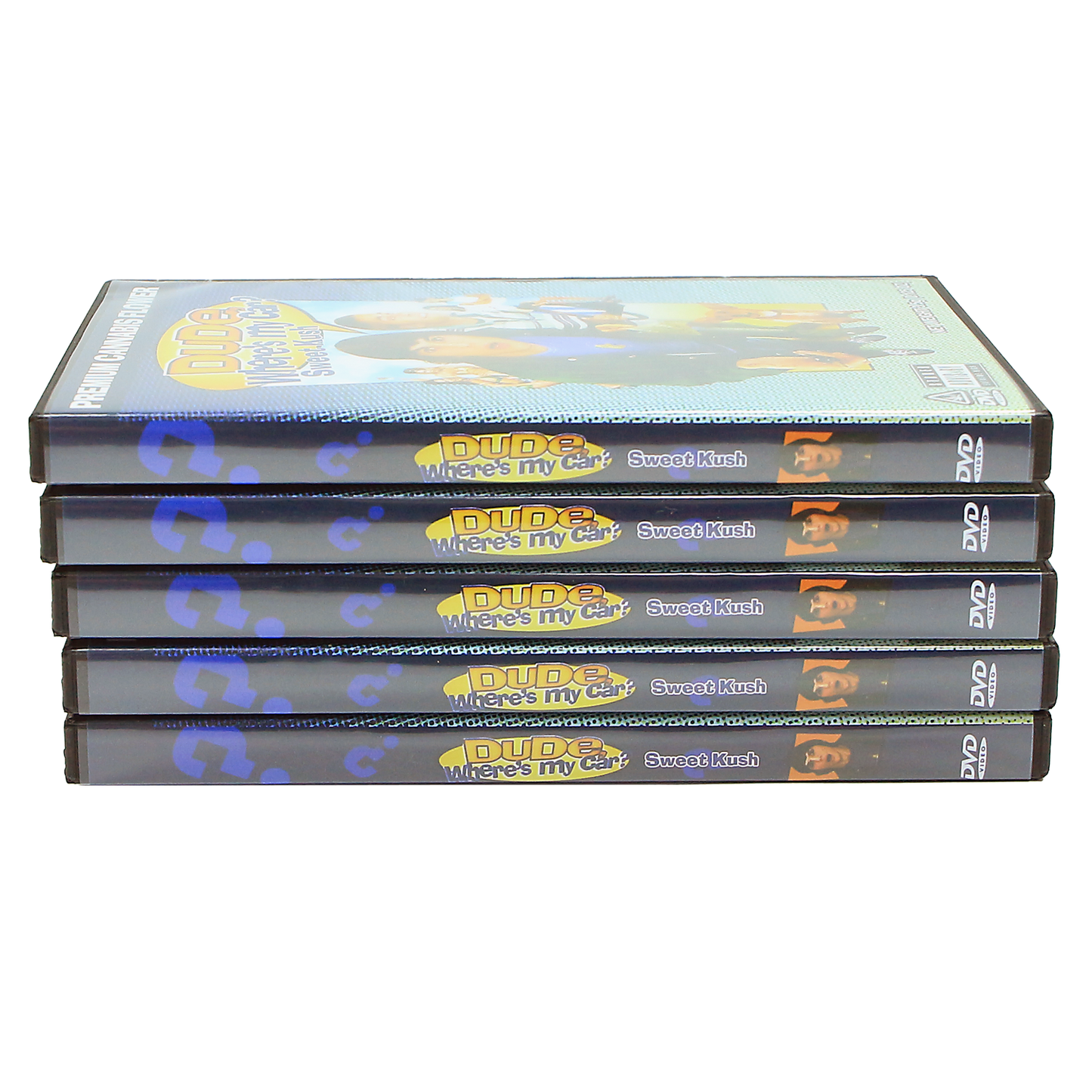 5 Count DVD Case & Mylar Bag - Design 010 - 3.5 Capacity