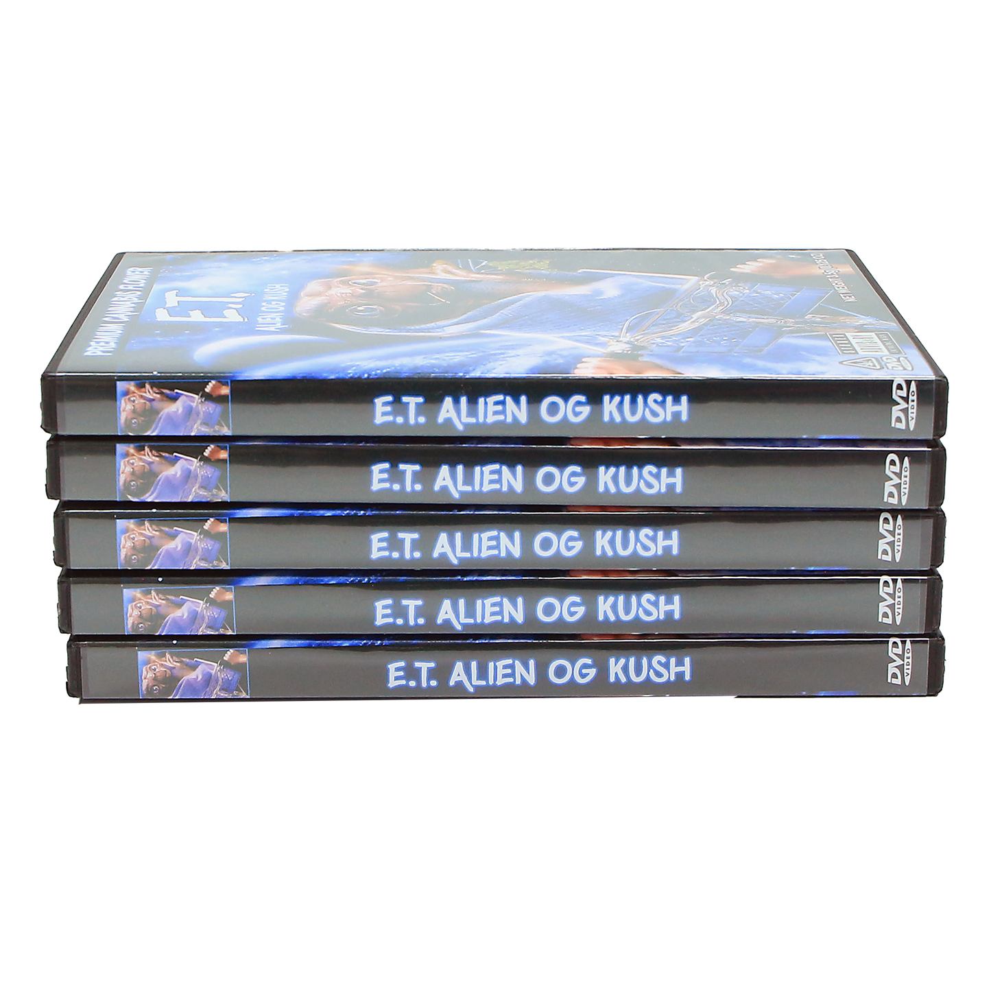 5 Count DVD Case & Mylar Bag - Design 011 - 3.5 Capacity