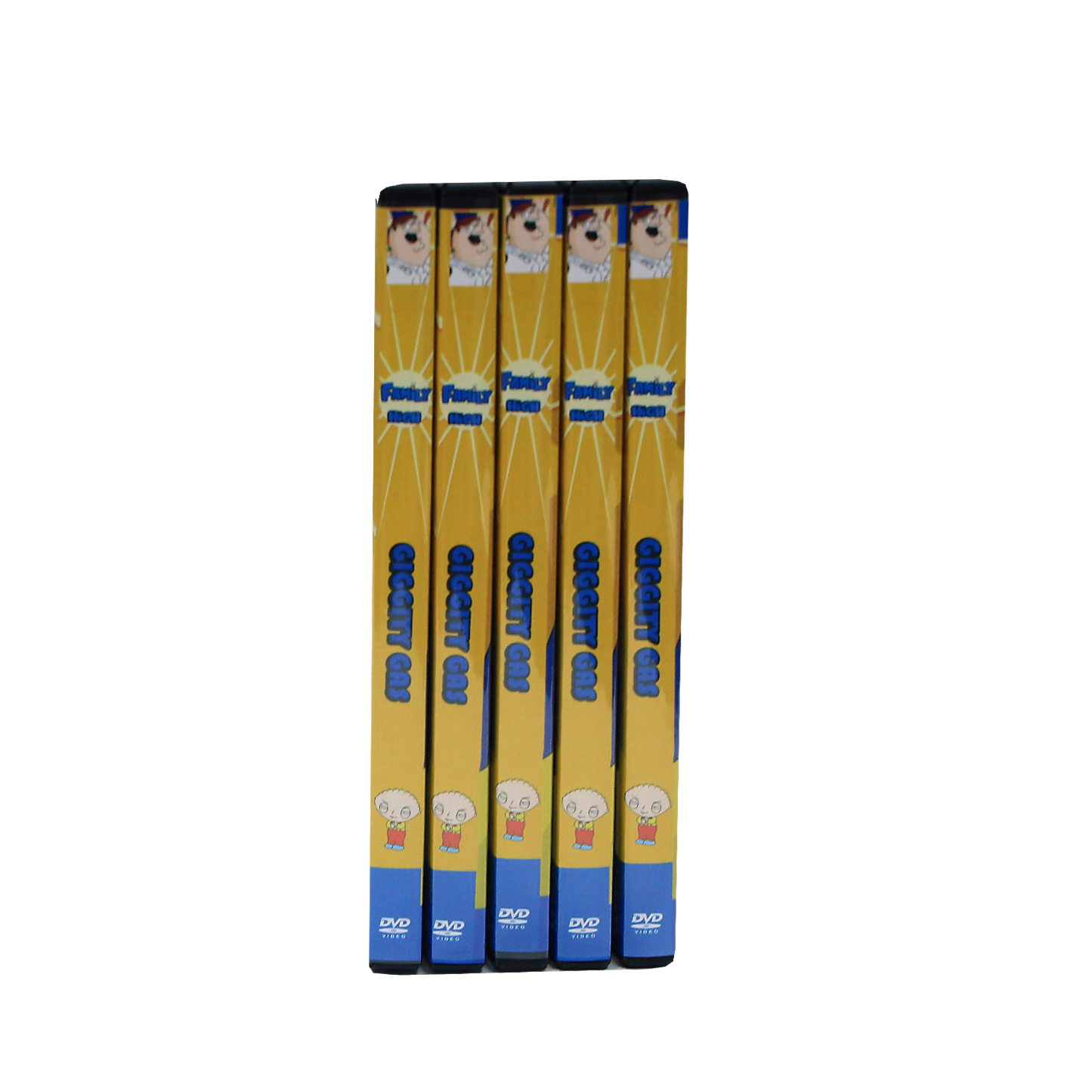 5 Count DVD Case & Mylar Bag - Design 012 - 3.5 Capacity