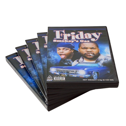 5 Count DVD Case & Mylar Bag - Design 014 - 3.5 Capacity