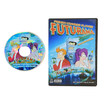 5 Count DVD Case & Mylar Bag - Design 015 - 3.5 Capacity