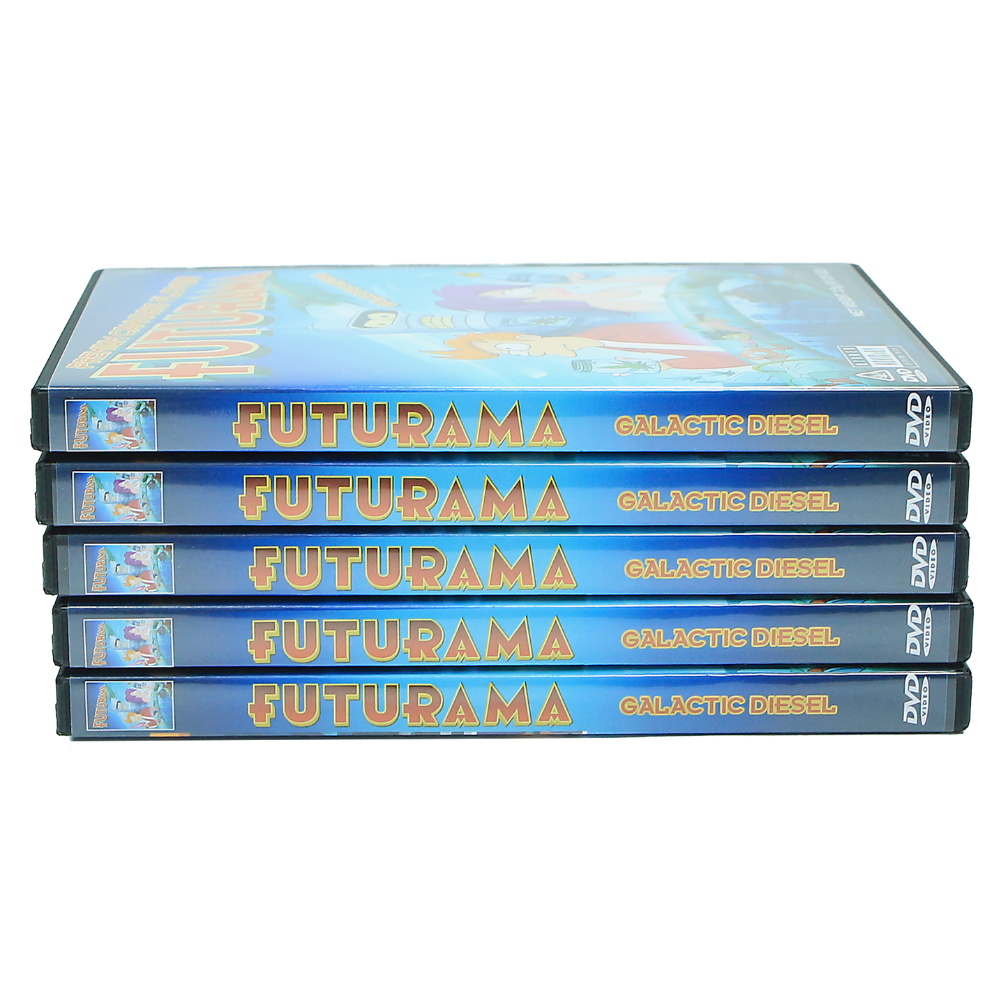 5 Count DVD Case & Mylar Bag - Design 015 - 3.5 Capacity