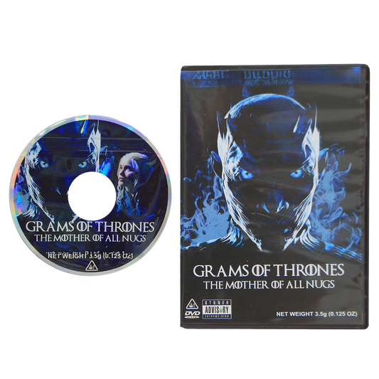 5 Count DVD Case & Mylar Bag - Design 016 - 3.5 Capacity