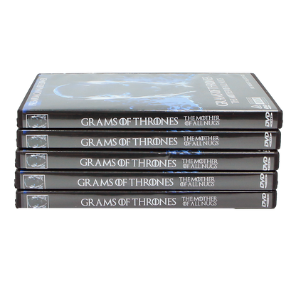 5 Count DVD Case & Mylar Bag - Design 016 - 3.5 Capacity