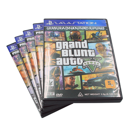 5 Count DVD Case & Mylar Bag - Design 17 - 3.5 Size