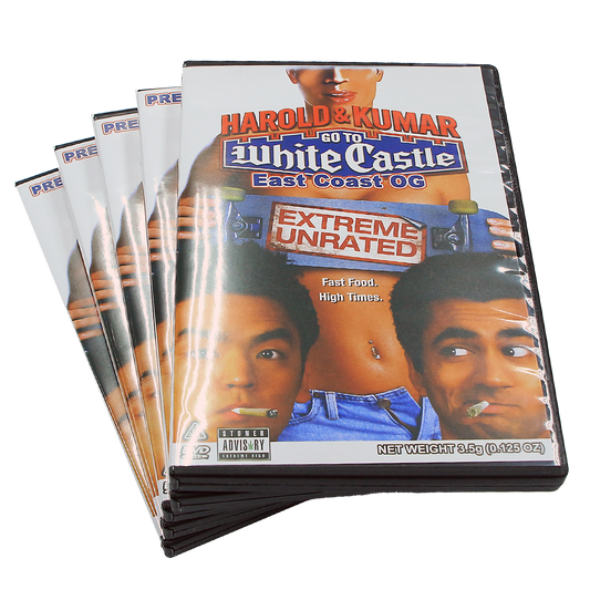 5 Count DVD Case & Mylar Bag - Design 019 - 3.5 Capacity