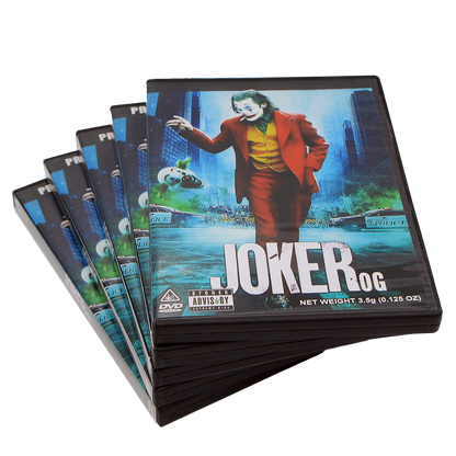 5 Count DVD Case & Mylar Bag - Design 021 - 3.5 Capacity